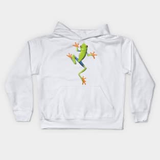 Greenery tree-frog Kids Hoodie